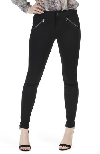 Women's Paige Simmons Ankle Skinny Ponte Pants - Black