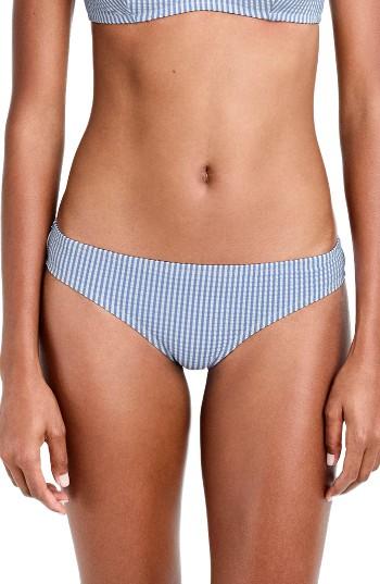 Women's J.crew Seersucker Bikini Bottoms