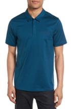 Men's Calibrate Cotton Polo, Size - Blue/green