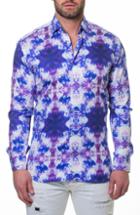 Men's Maceoo Luxor Smoky Slim Fit Sport Shirt (m) - Purple
