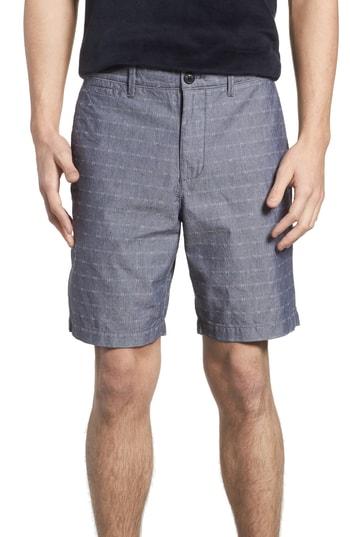 Men's Original Penguin P55 Dobby Chambray Shorts - Blue