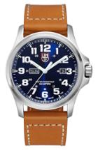 Men's Luminox 'atacama Field' Leather Strap Watch, 45mm