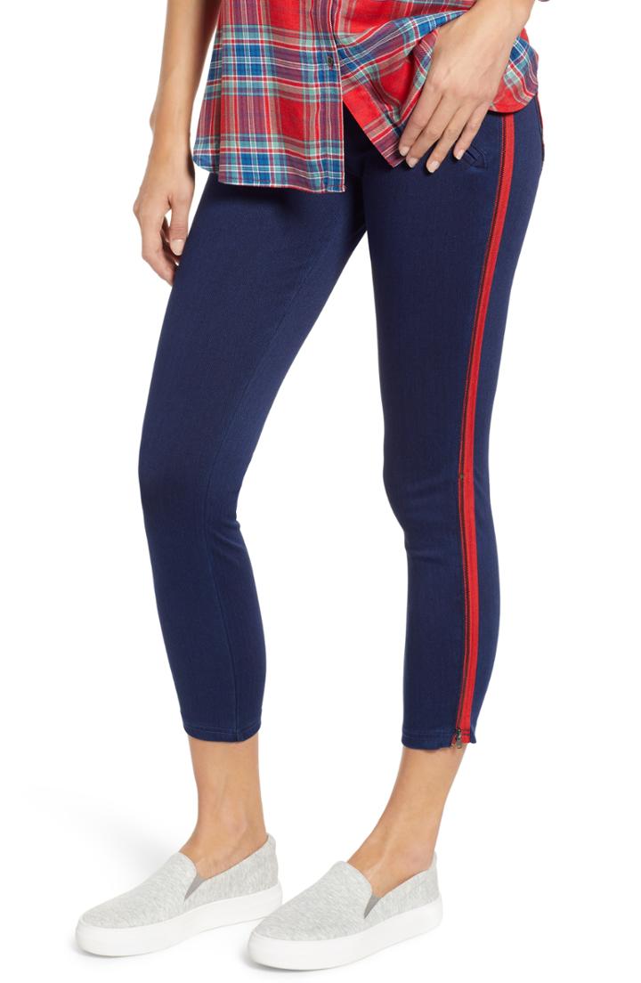 Women's Zeza B By Hue Western Denim Flare Skimmer Leggings
