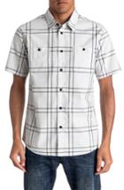 Men's Quiksilver Grandview Short Sleeve Sport Shirt - Metallic