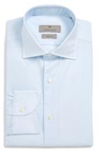 Men's Canali Slim Fit Solid Dress Shirt .5 - Blue