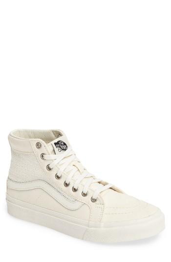 Women's Vans Sk8-hi Slim Sneaker M - Beige