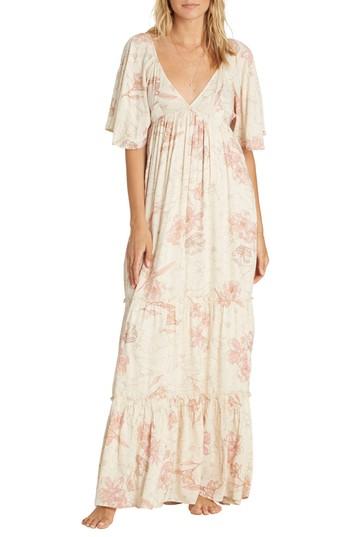 Women's Billabong Seas The Day Maxi Dress - Ivory