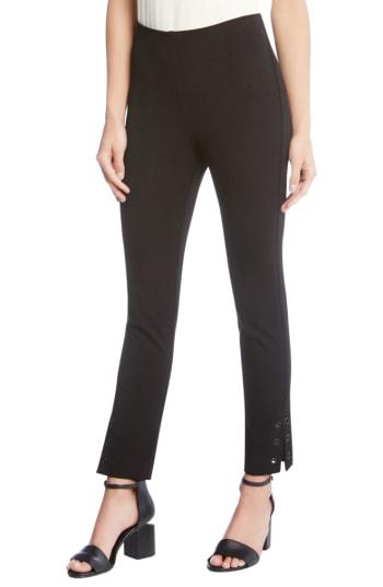Women's Karen Kane Piper Grommet Detail Pants - Black
