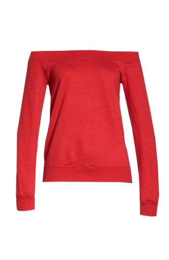 Women's David Lerner Off The Shoulder Pullover - Pink