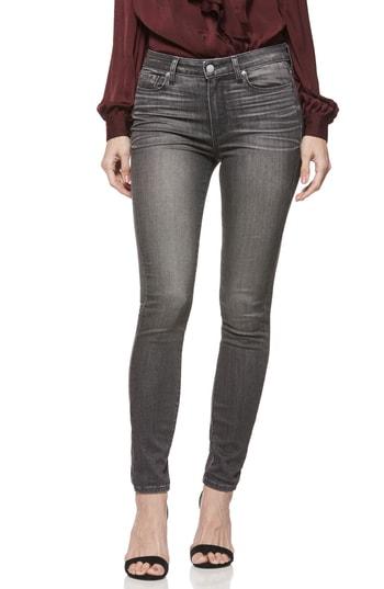 Women's Paige Hoxton High Waist Skinny Jeans - Grey