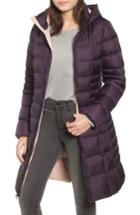 Women's The North Face 'metropolis Ii' Hooded Water Resistant Down Parka, Size - Purple
