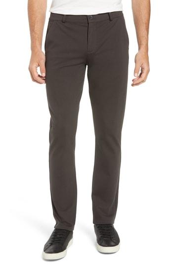 Men's Paige Brennan Trim Straight Leg Trousers - Grey