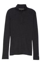 Women's Smartwool Merino 250 Base Pattern Layer Quarter Zip Top - Grey