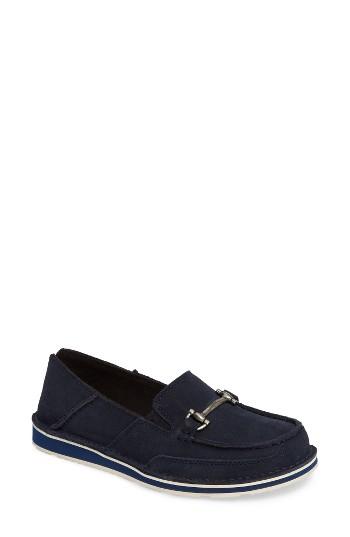 Women's Ariat Bit Cruiser Loafer .5 M - Blue