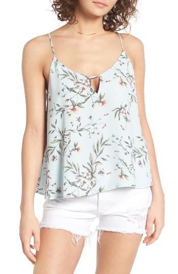 Women's Lush Keyhole Tank - Green