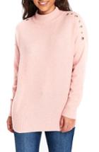 Women's Wallis Eyelet Shoulder Knit Tunic - Pink