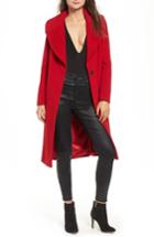 Women's Kendall + Kylie Wool Blend Coat - Red