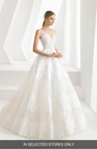 Women's Rosa Clara Delfina Lace & Bead A-line Gown, Size In Store Only - White