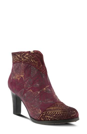 Women's L'artiste Lidia Bootie .5-6us / 36eu - Red