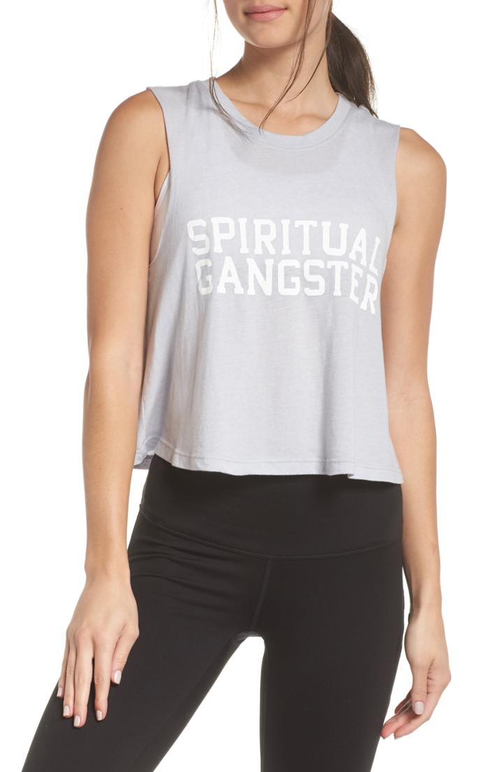Women's Spiritual Gangster Varsity Logo Tank