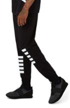 Men's Topman Aaa Collection Stripe Jogger Pants - Black