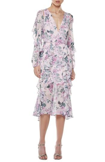 Women's La Maison Talulah Floral Pleasure Midi Dress - Pink