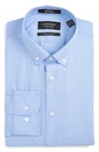 Men's Nordstrom Men's Shop Extra Trim Fit Non-iron Solid Dress Shirt .5 - 34/35 - Blue