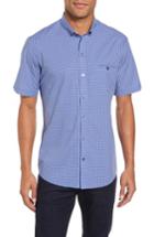 Men's Zachary Prell Ahmed Slim Fit Plaid Sport Shirt - Blue