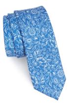 Men's The Tie Bar Bracken Blossom Silk Tie, Size - Blue