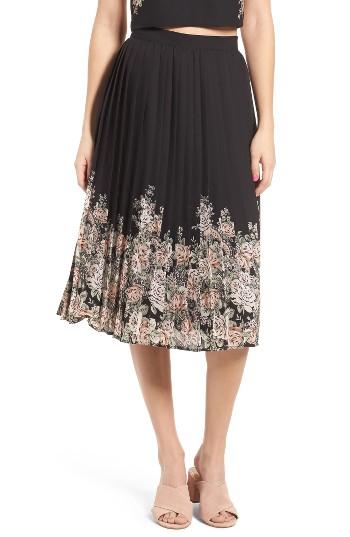 Women's June & Hudson Pleated Skirt