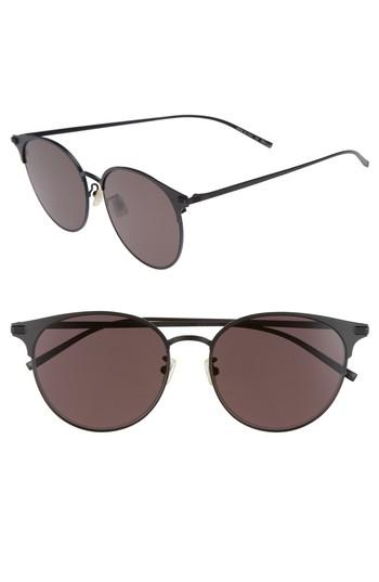 Women's Saint Laurent 57mm Sunglasses - Gold
