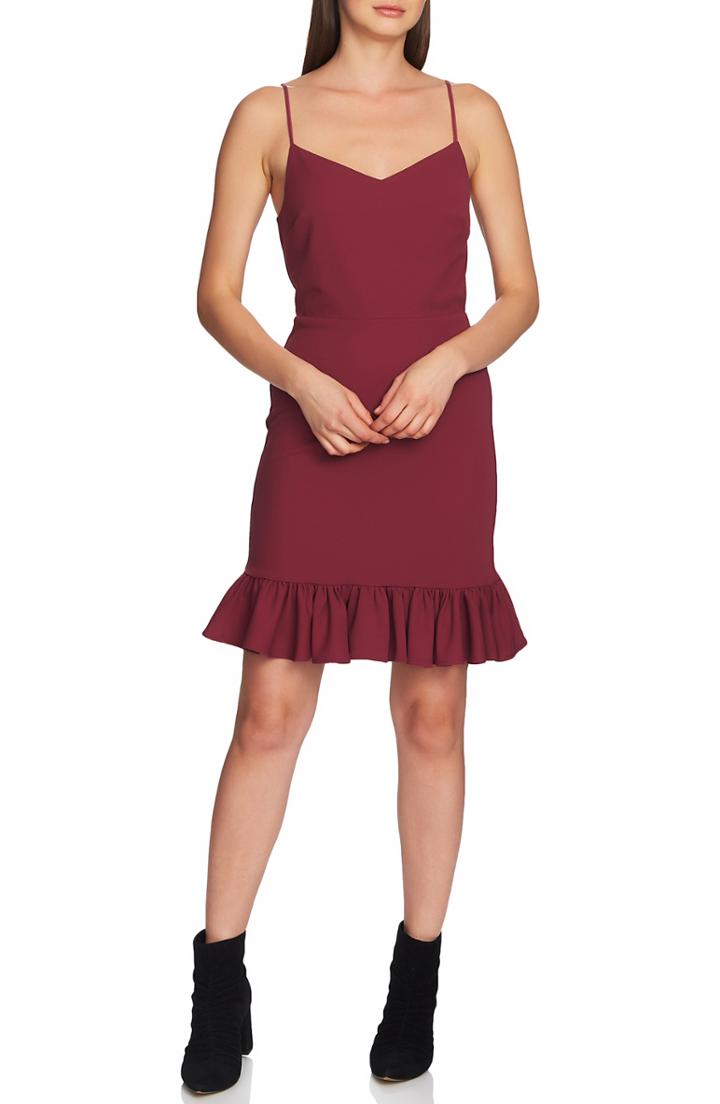 Women's 1.state Ruffle Hem Slipdress - Purple