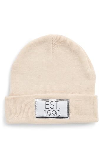 Women's Bp. 1990 Patch Beanie - Beige