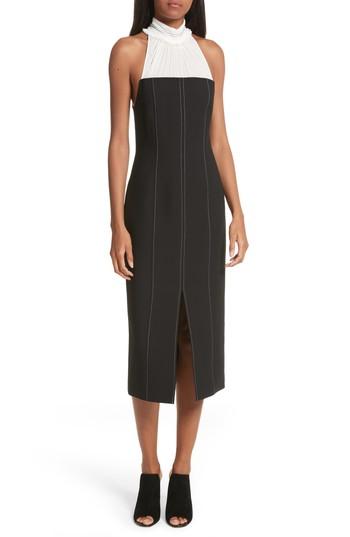 Women's Cinq A Sept Noemi Halter Neck Dress - Black