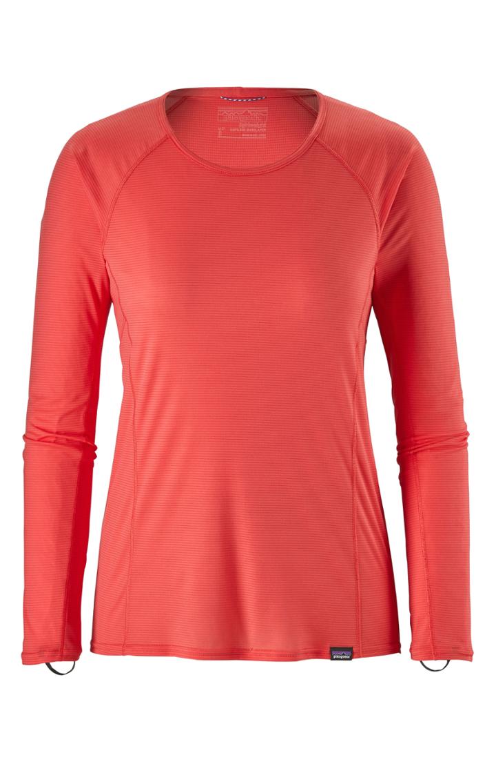 Women's Patagonia Capilene Thermal Weight Long-sleeve Tee - Red