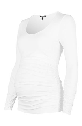 Women's Isabella Oliver 'the Scoop' Maternity Top - White