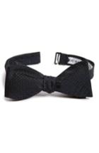 Men's Calibrate Pop Dot Silk Bow Tie, Size - Black