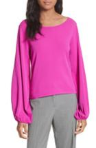 Women's Milly Voluminous Sleeve Sweater, Size - Pink