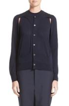 Women's Comme Des Garcons Layered Cutout Cardigan & Tank