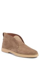 Men's Santoni Gus Laceless Chukka Boot .5 D - Beige