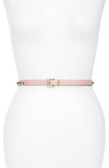 Women's Valentino Rockstud Leather Belt - Loto