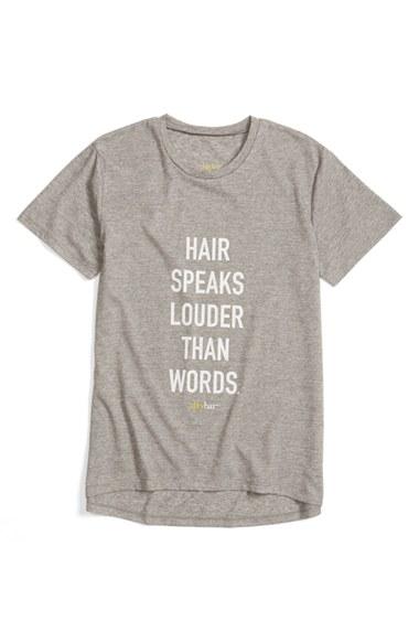 Women's Drybar Capsule Hair Speaks Louder Than Words T-shirt