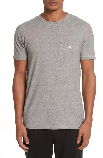 Men's Todd Snyder Microstripe Pocket T-shirt - White