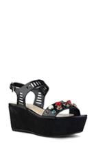 Women's Nine West Feeah Platform Sandal .5 M - Black