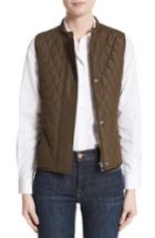 Women's Belstaff Westwell Technical Quilted Vest Us / 38 It - Green