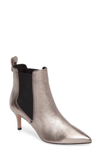 Women's Veronica Beard Parker Pointy Toe Chelsea Bootie Us / 35eu - Grey