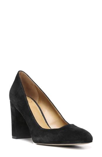 Women's Sarto By Franco Sarto Aziza Block Heel Pump .5 M - Black