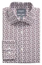 Men's Bonobos The Birds Slim Fit Stretch Check Dress Shirt .5 33 - Purple