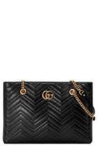 Gucci Gg Marmont 2.0 Matelasse Medium Leather East/west Tote Bag -