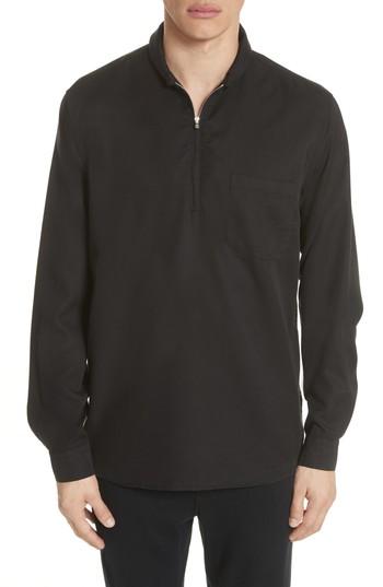 Men's Our Legacy Zip Shirt Jacket - Black